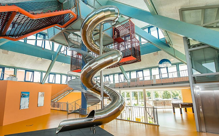 室内不锈钢滑梯