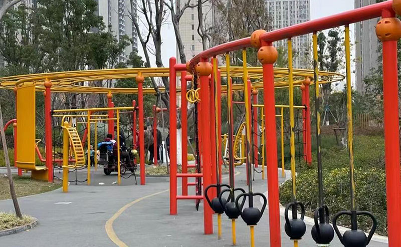 公园攀爬游乐设备
