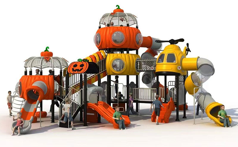 户外大型塑料滑梯