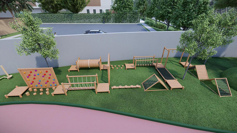 大型幼儿园户外拓展设备