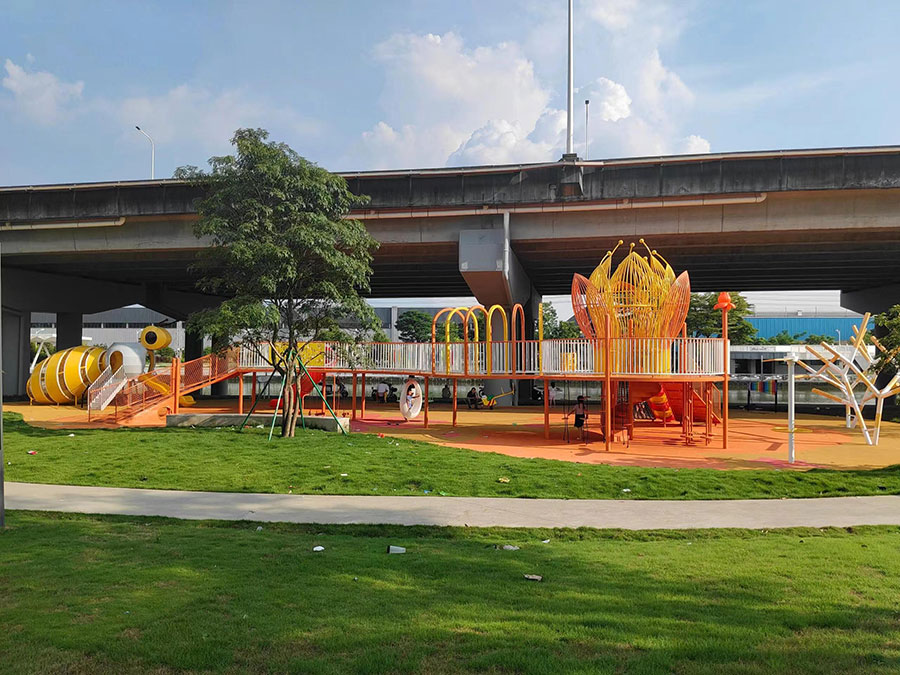 儿童公园无动力游乐设施