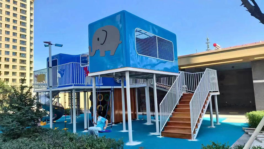 小区树屋非标游乐设施详情