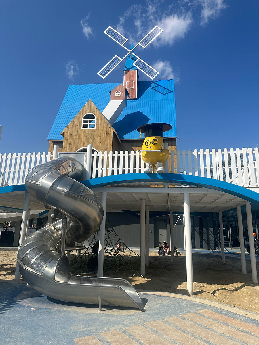 大型木质无动力游乐设施