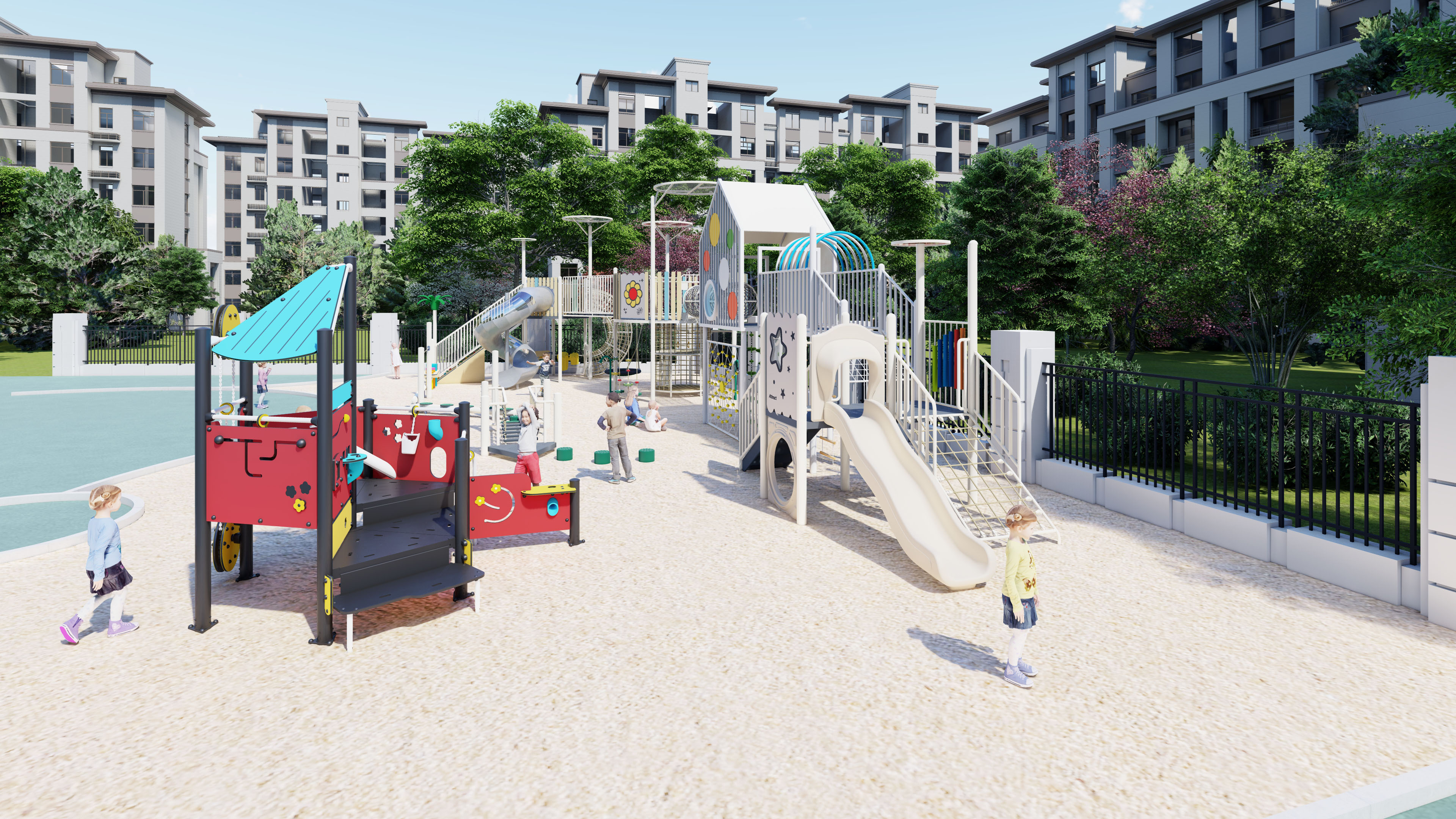 幼儿园室外大型滑梯定制