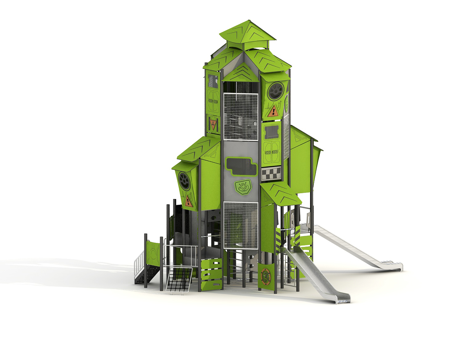 大型PE组合滑梯