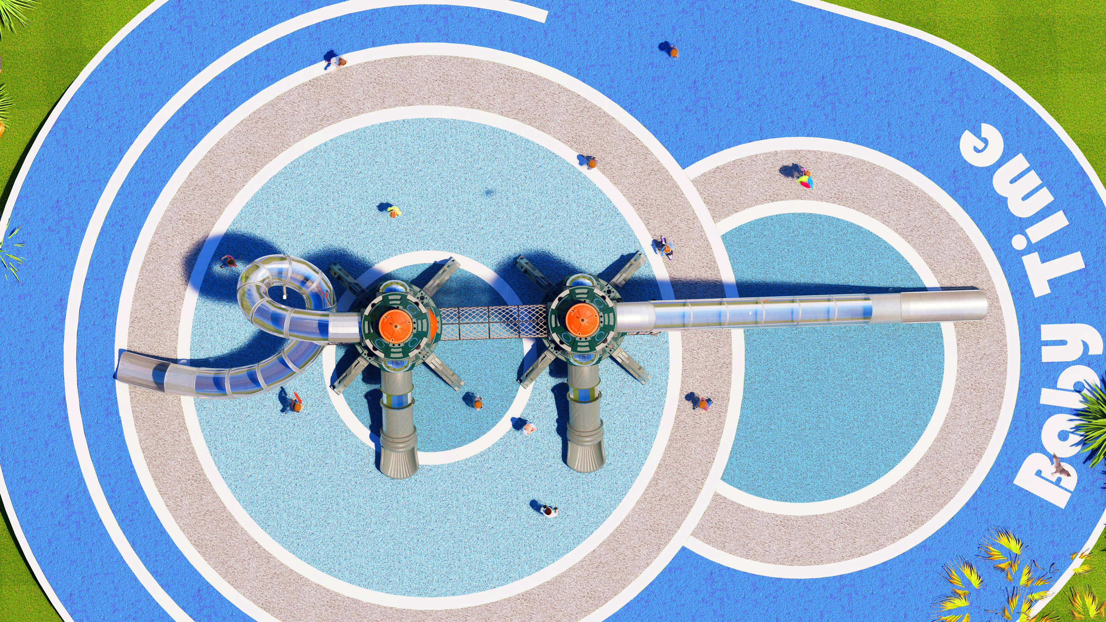 幼儿园室外大型滑梯星系穿越