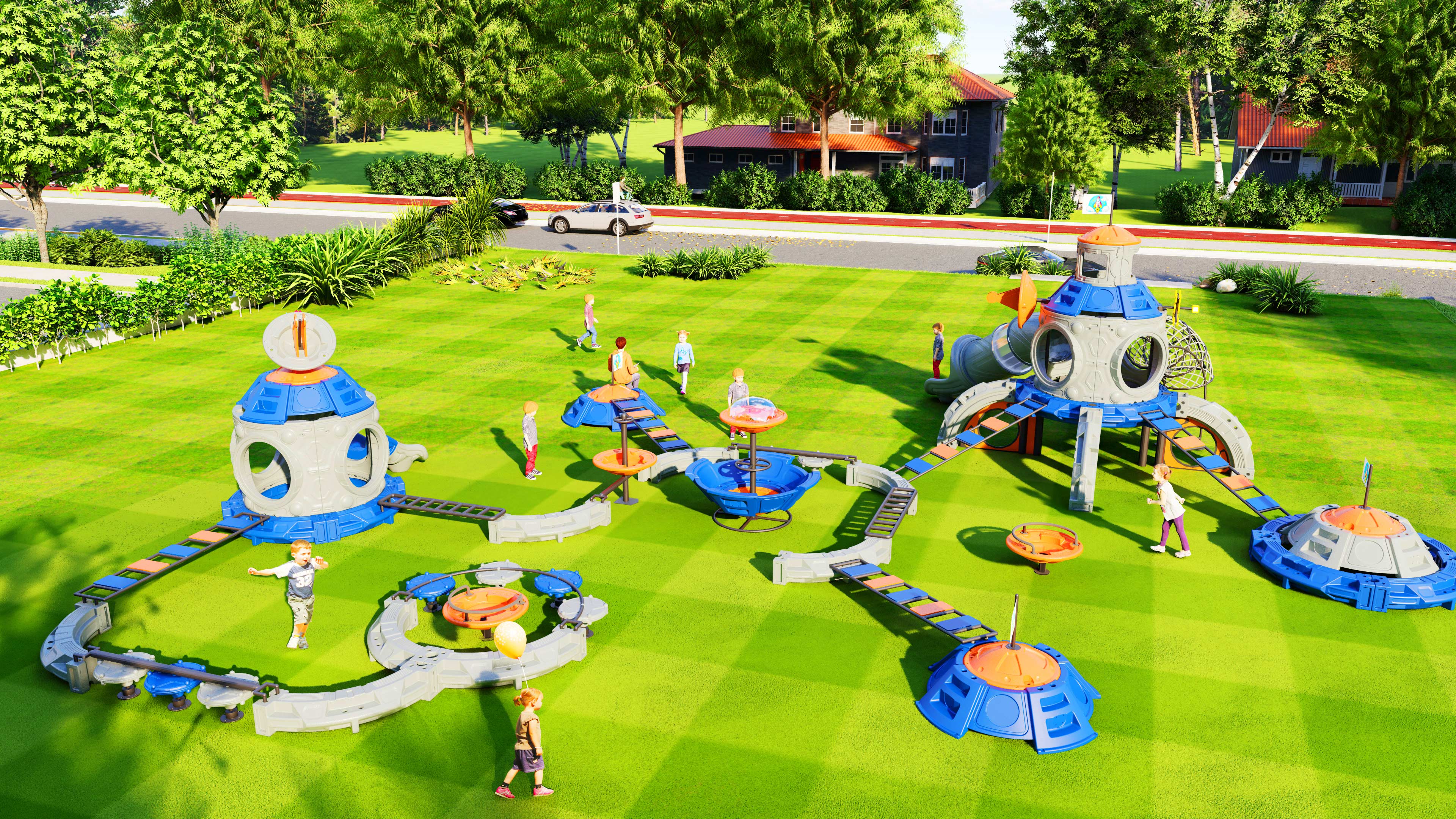 太空轨迹体能酷跑体能组合