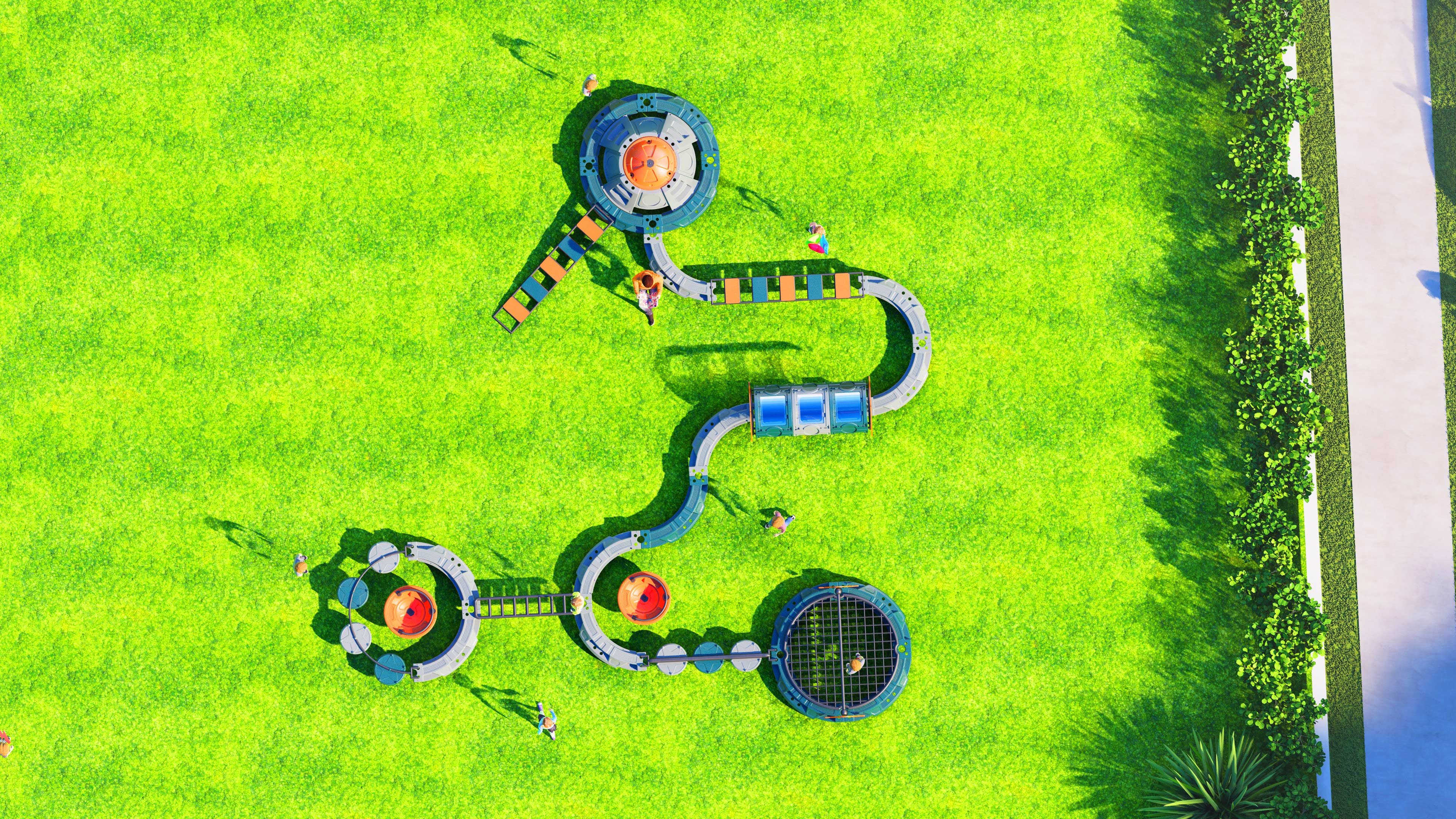 太空轨迹体能酷跑体能组合