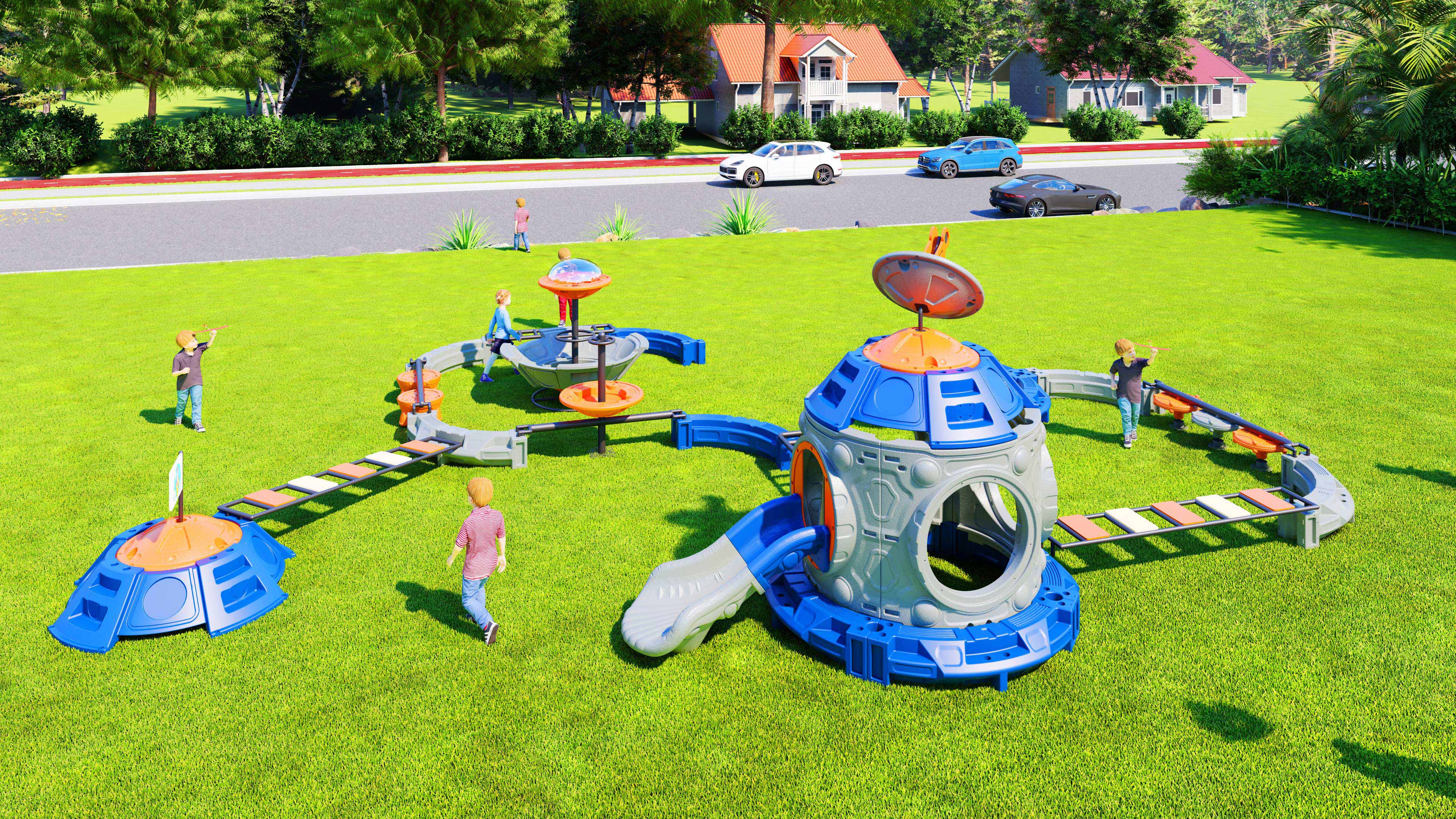 太空轨迹体能酷跑体能组合