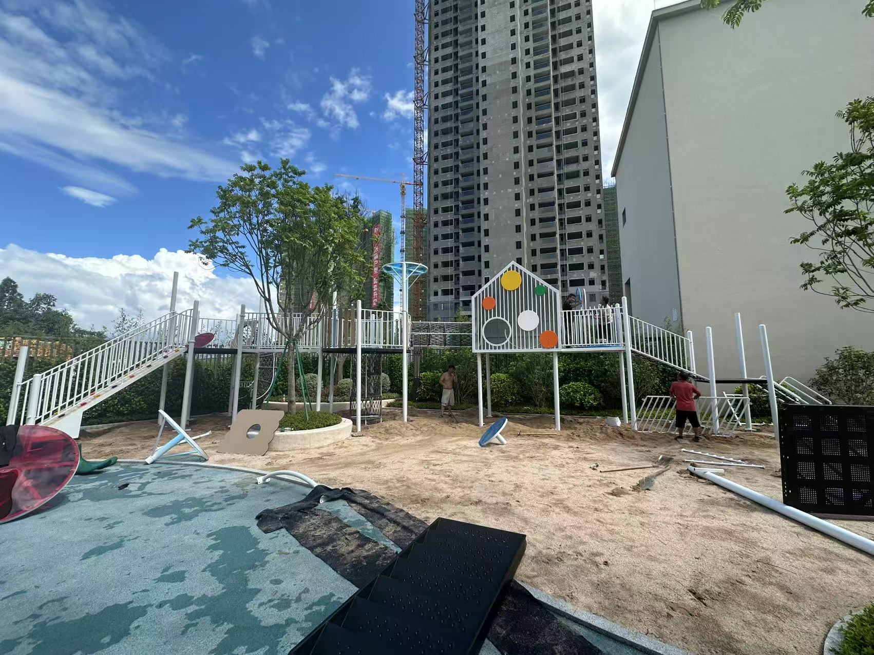 博富•福美壹号-幼儿园游乐设施安装