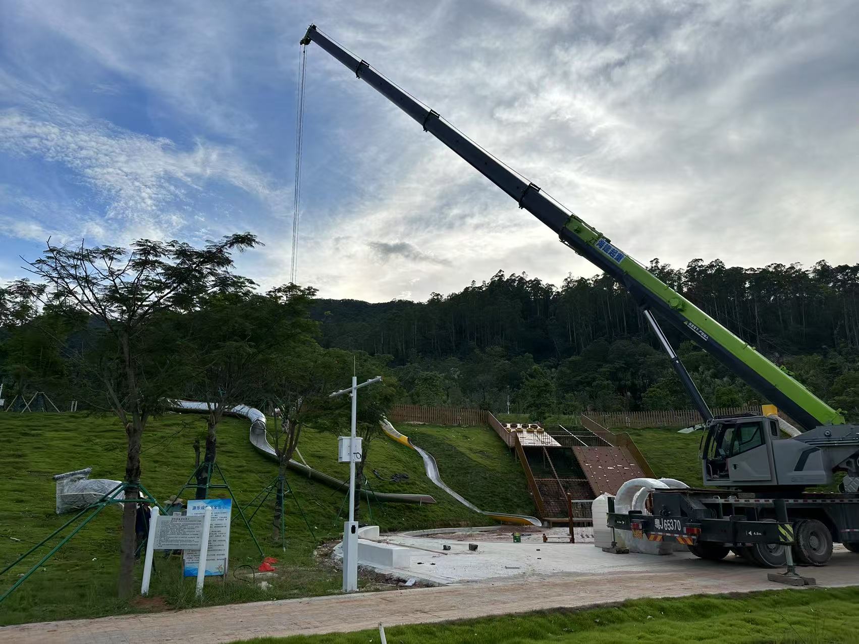 台山市博富•福美城游乐设施安装